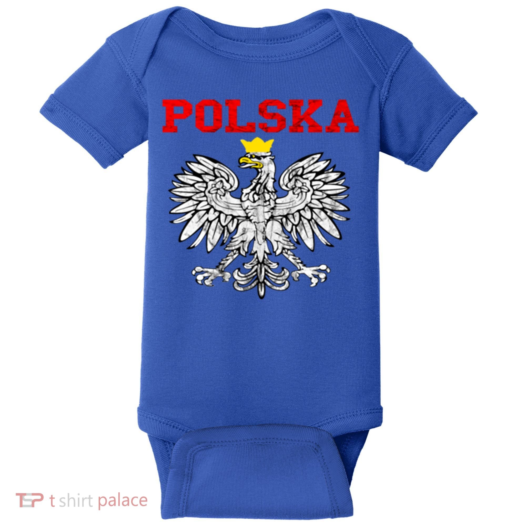 Polska Polish Eagle Poland Flag Polish Pride Polska Poland Gift Baby Bodysuit