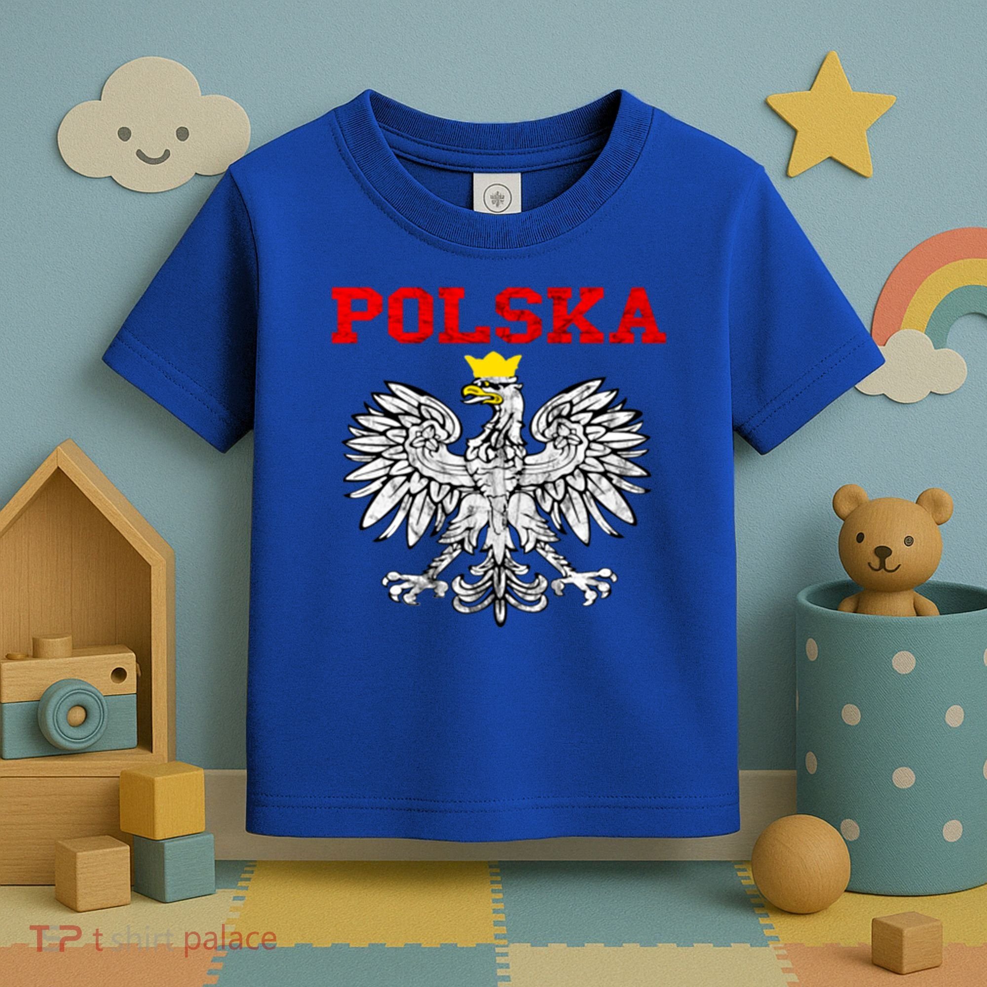 Polska Polish Eagle Poland Flag Polish Pride Polska Poland Gift Toddler T-Shirt
