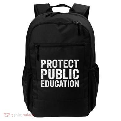 Protect Public Education Public Teacher School Backpack