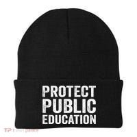 Protect Public Education Public Teacher School Beanie thumb 0