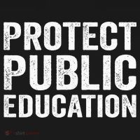 Protect Public Education Public Teacher School Tall Hoodie thumb 2