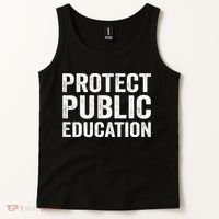 Protect Public Education Public Teacher School Tank Top thumb 2