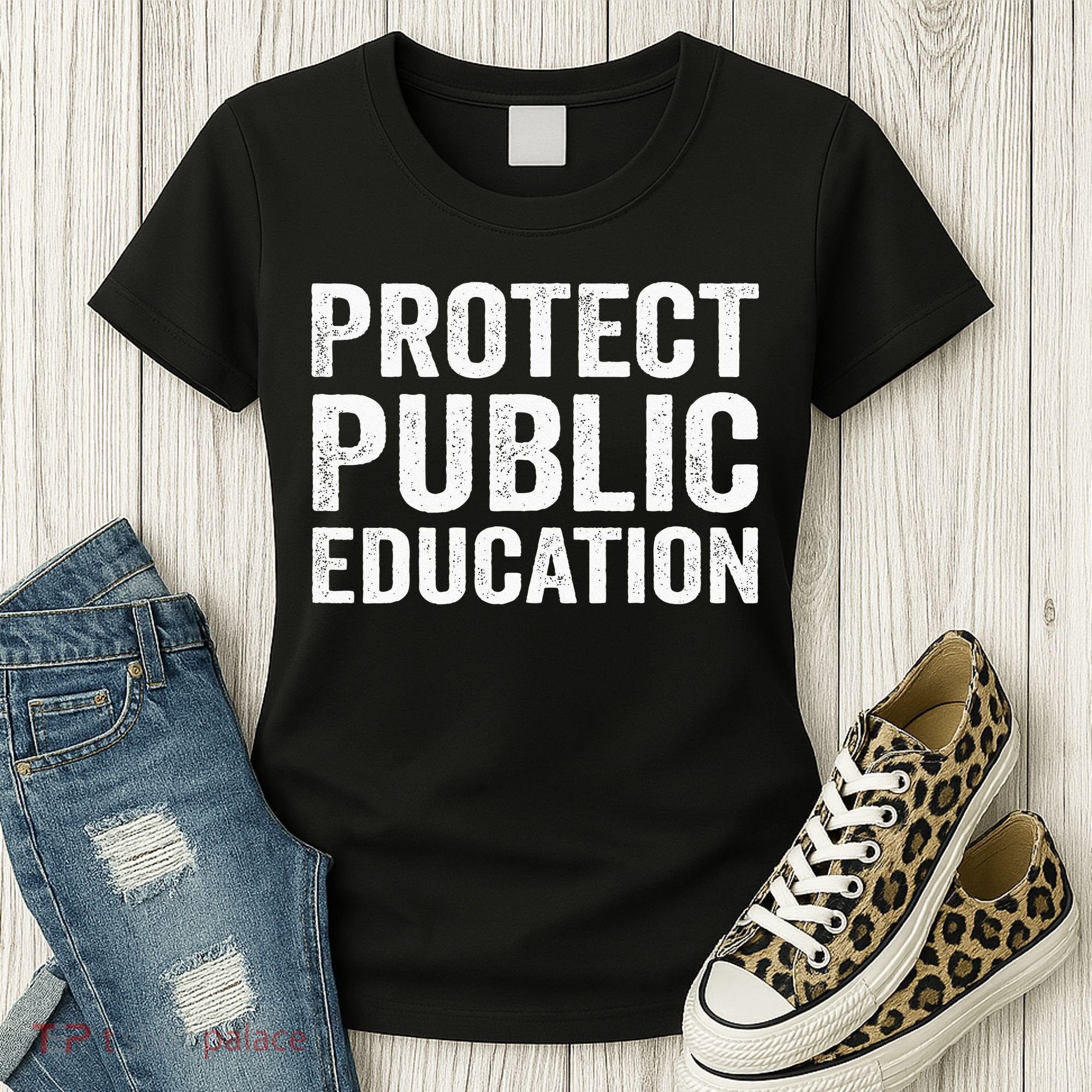 Protect Public Education Public Teacher School Women's T-Shirt