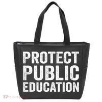Protect Public Education Public Teacher School Tote Bag thumb 0