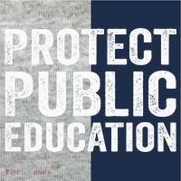 Protect Public Education Public Teacher School Kids Colorblock Raglan Jersey thumb 2