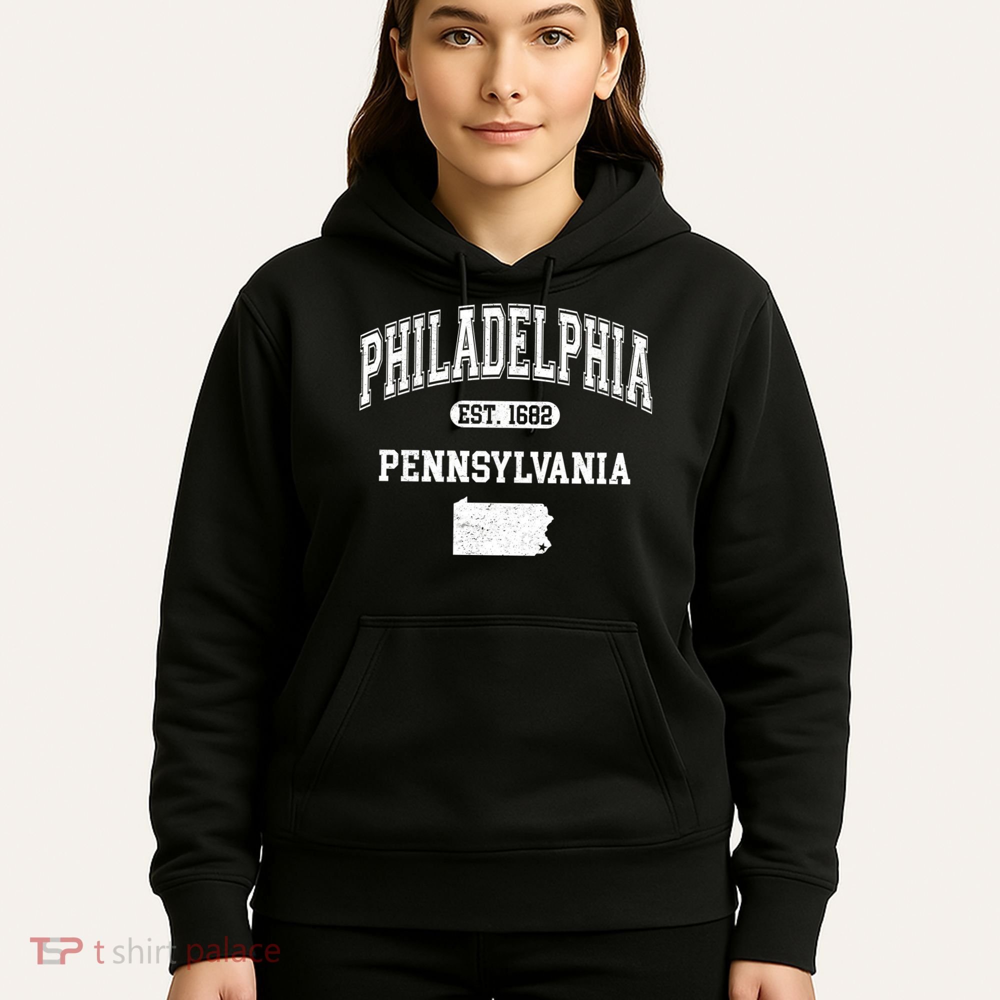 Philadelphia Pennsylvania Est 1682 Varsity Hoodie