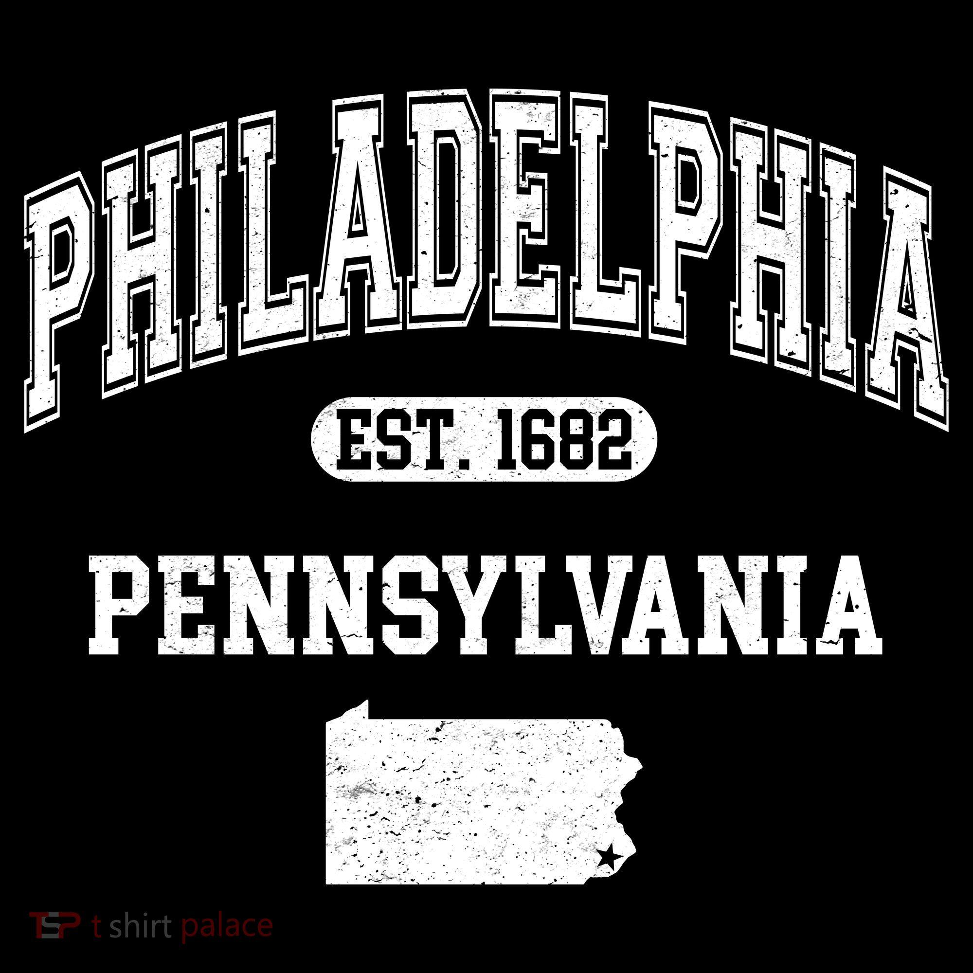 Philadelphia Pennsylvania Est 1682 Varsity Women's Hoodie