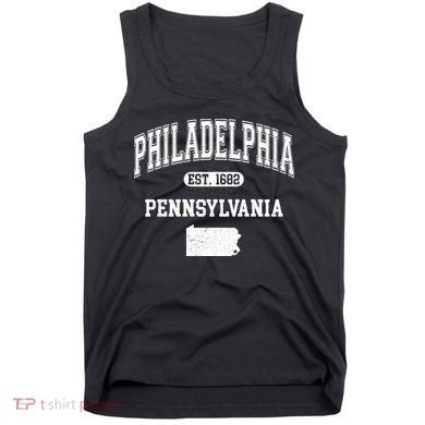 Philadelphia Pennsylvania Est 1682 Varsity Tank Top