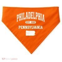 Philadelphia Pennsylvania Est 1682 Varsity USA-Made Doggie Bandana thumb 0
