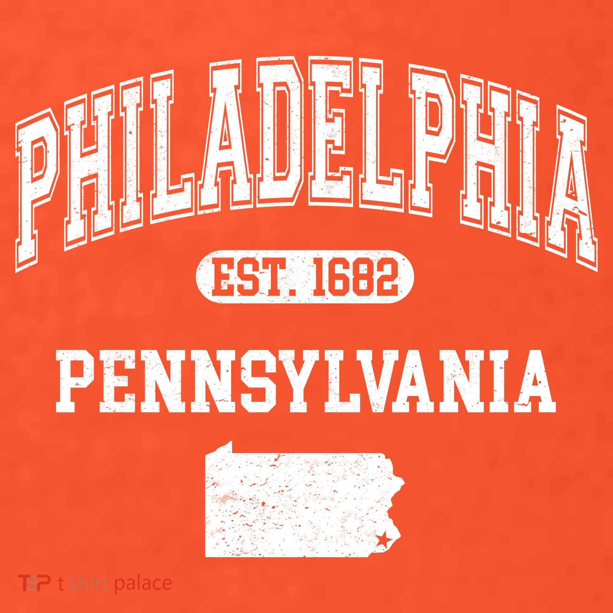 Philadelphia Pennsylvania Est 1682 Varsity Sweatshirt