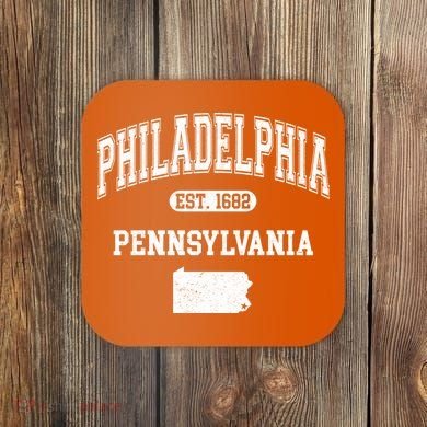 Philadelphia Pennsylvania Est 1682 Varsity Coaster