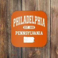 Philadelphia Pennsylvania Est 1682 Varsity Coaster thumb 0