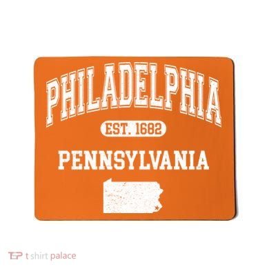 Philadelphia Pennsylvania Est 1682 Varsity Mousepad