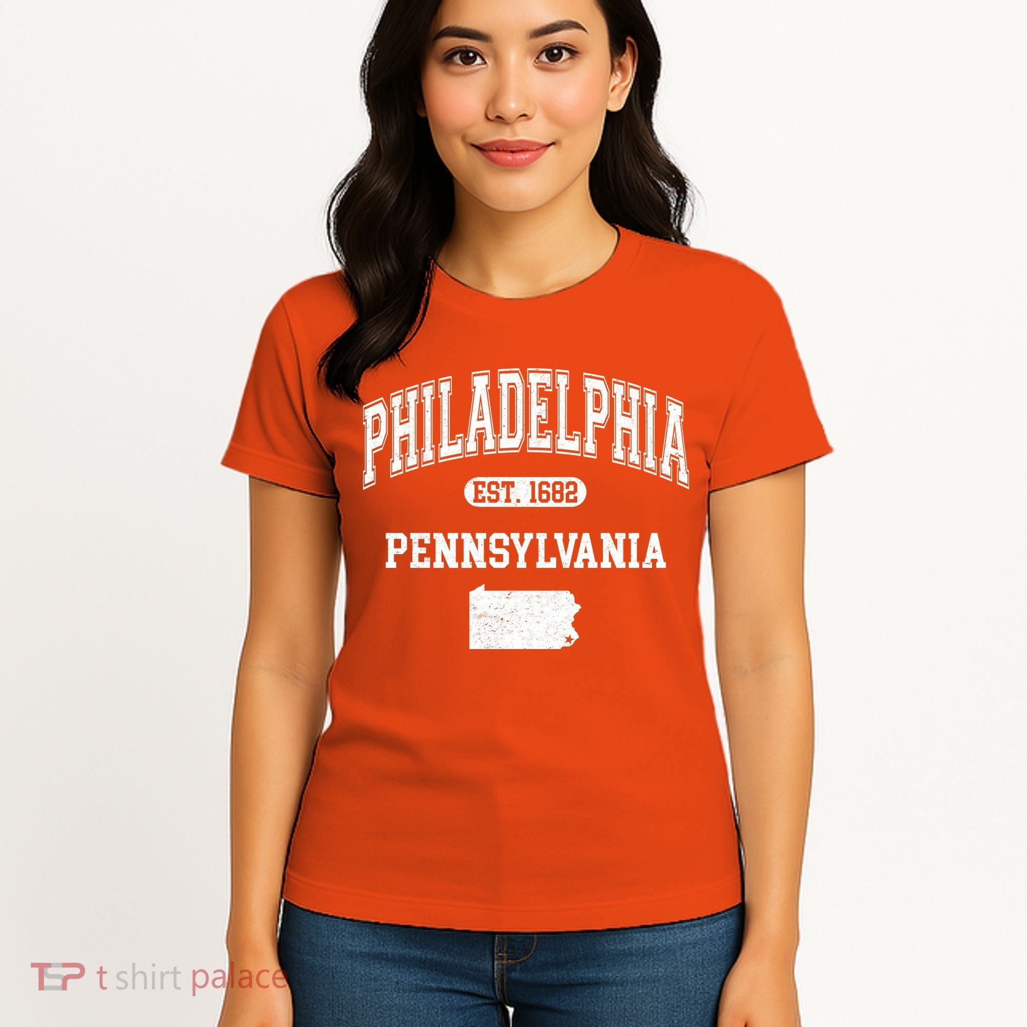 Philadelphia Pennsylvania Est 1682 Varsity Women's T-Shirt