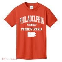 Philadelphia Pennsylvania Est 1682 Varsity Kids T-Shirt thumb 0