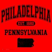 Philadelphia Pennsylvania Est 1682 Varsity Santa Hat thumb 1