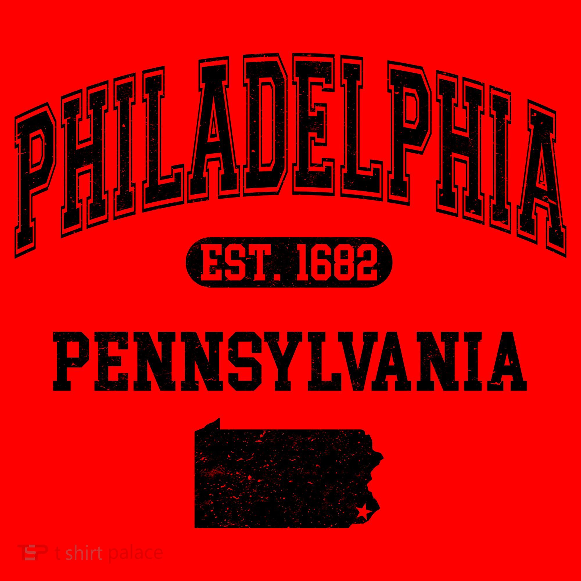 Philadelphia Pennsylvania Est 1682 Varsity Santa Hat