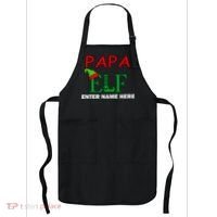 Personalize Papa Elf Custom Family Matching Christmas Apron thumb 0