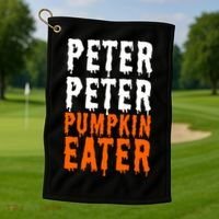 Peter Pumpkin Eater Halloween Costume Couple Great Gift Golf Towel thumb 1