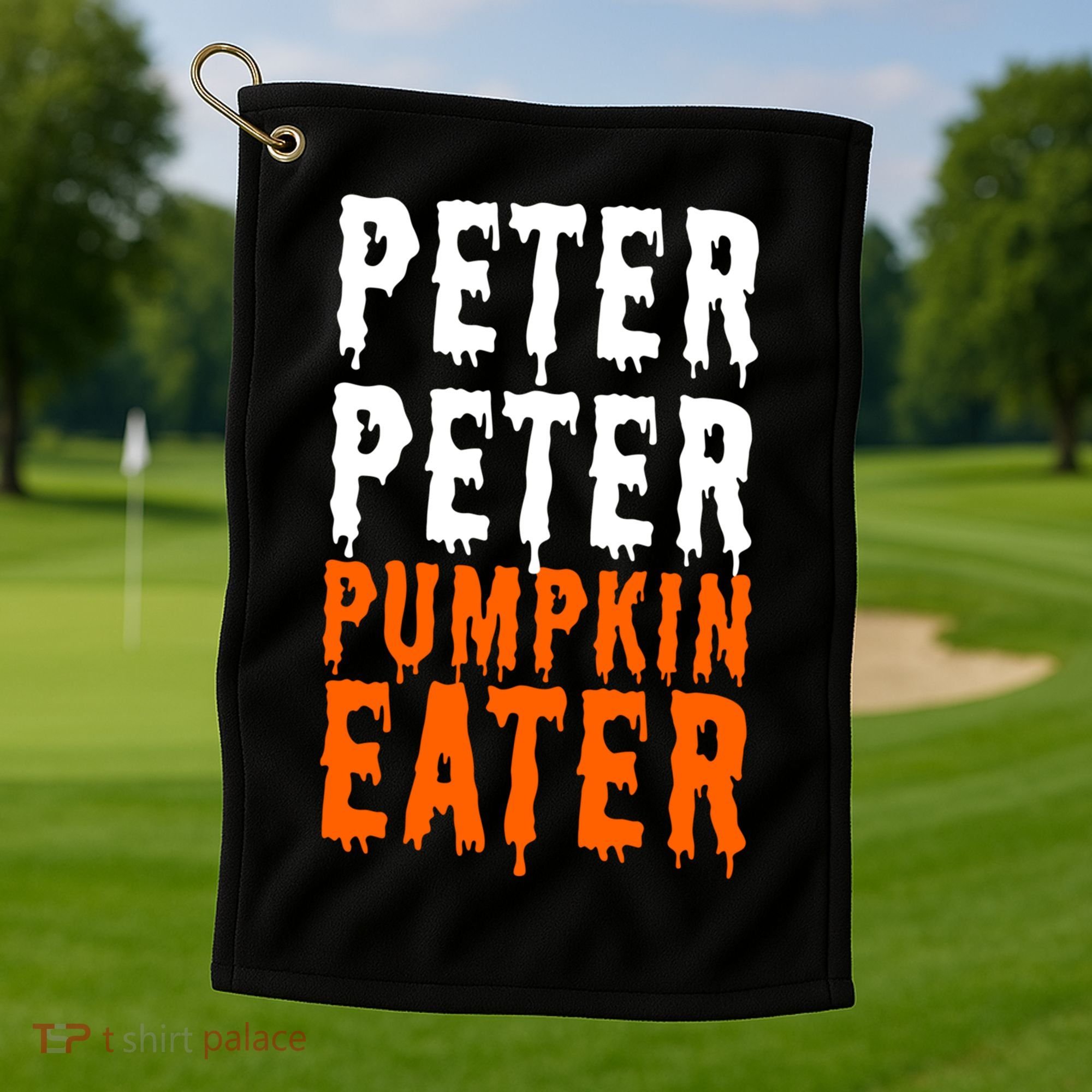 Peter Pumpkin Eater Halloween Costume Couple Great Gift Golf Towel