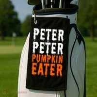 Peter Pumpkin Eater Halloween Costume Couple Great Gift Golf Towel thumb 2