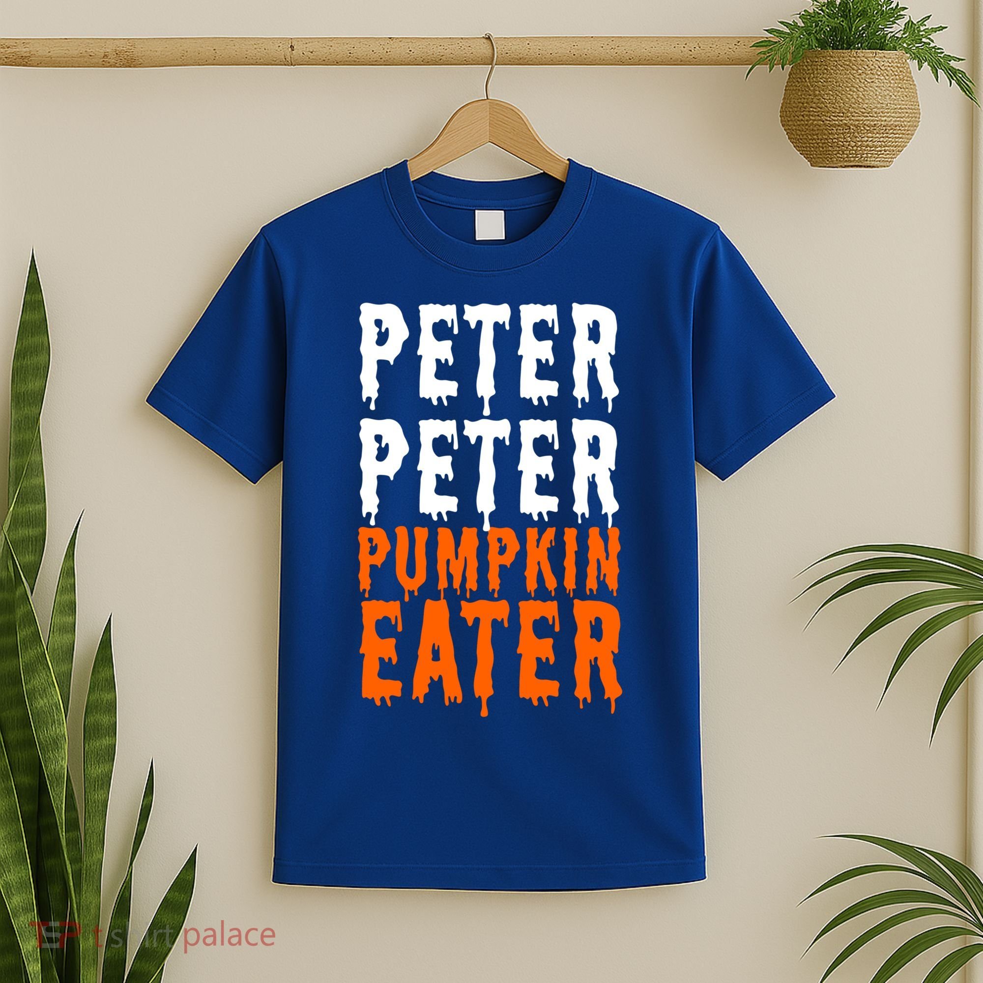Peter Pumpkin Eater Halloween Costume Couple Great Gift T-Shirt