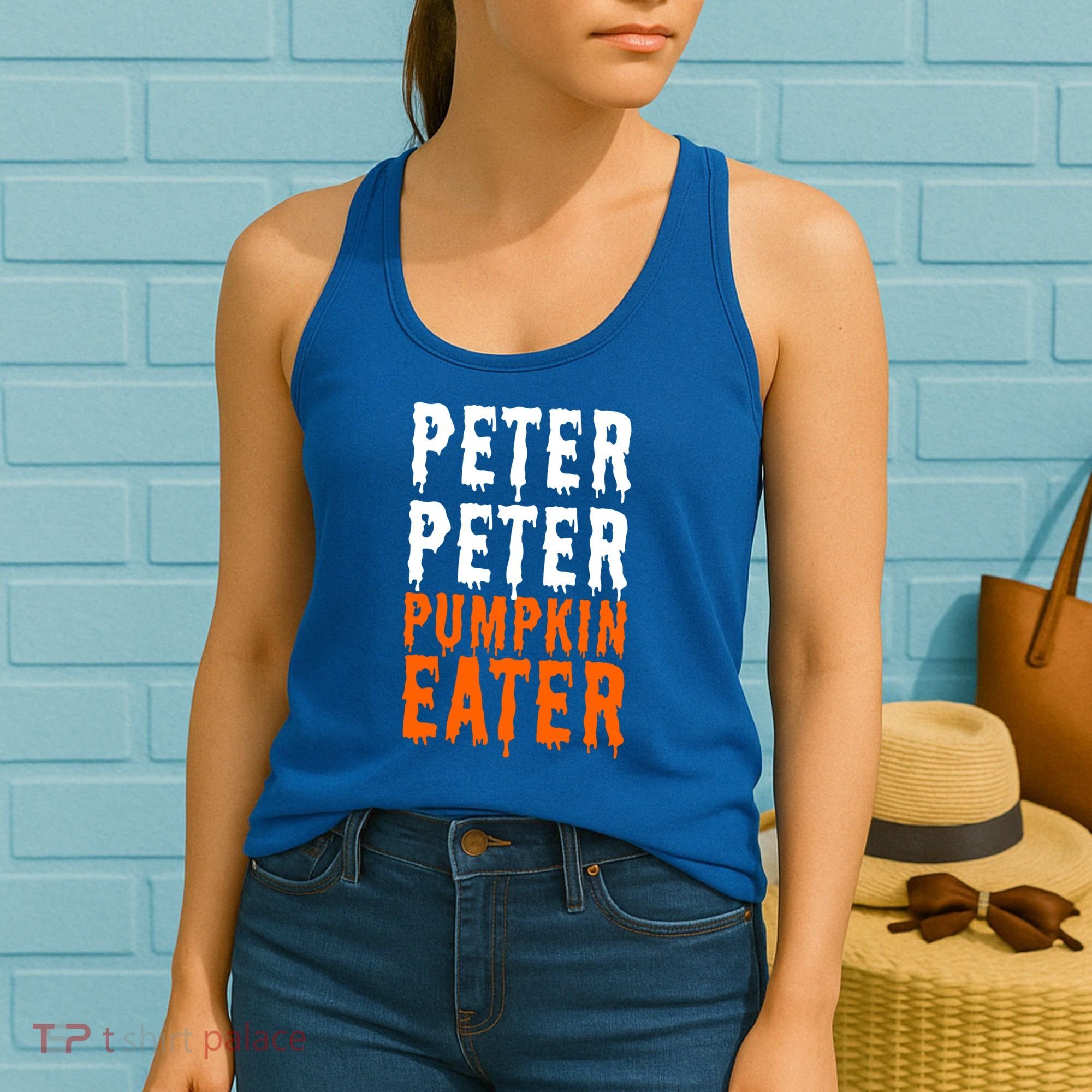 Peter Pumpkin Eater Halloween Costume Couple Great Gift Women's Tank Top