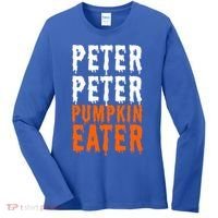 Peter Pumpkin Eater Halloween Costume Couple Great Gift Women's Long Sleeve Shirt thumb 0