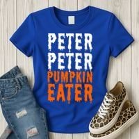 Peter Pumpkin Eater Halloween Costume Couple Great Gift Women's T-Shirt thumb 3