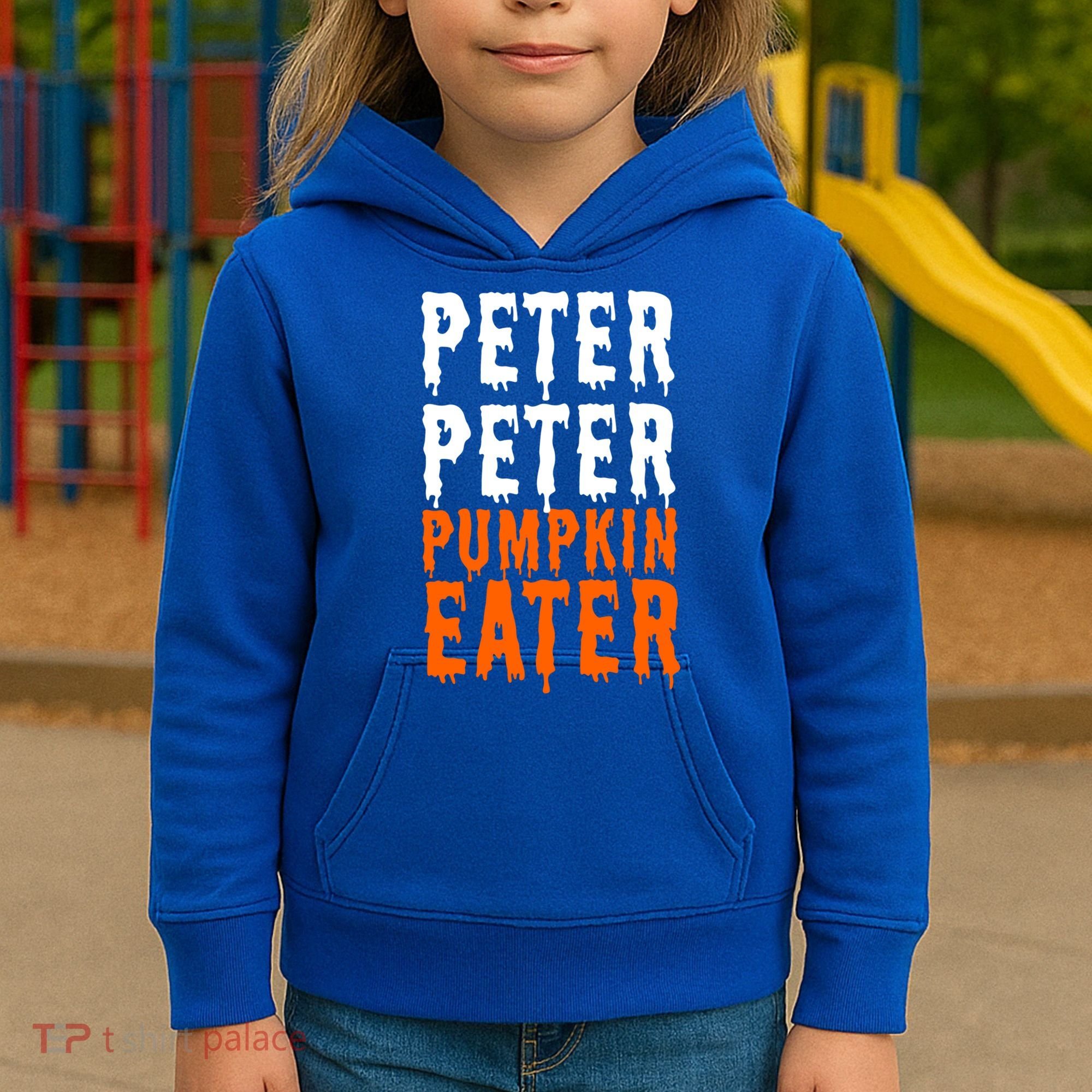Peter Pumpkin Eater Halloween Costume Couple Great Gift Kids Hoodie