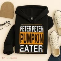 Peter Pumpkin Eater Halloween Funny Distressed Hoodie thumb 4