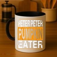 Peter Pumpkin Eater Halloween Funny Distressed Coffee Mug thumb 4