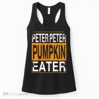 Peter Pumpkin Eater Halloween Funny Distressed Women's Tank Top thumb 0