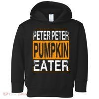 Peter Pumpkin Eater Halloween Funny Distressed Toddler Hoodie thumb 0