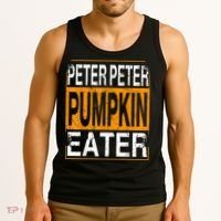 Peter Pumpkin Eater Halloween Funny Distressed Tank Top thumb 3