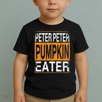 Peter Pumpkin Eater Halloween Funny Distressed Toddler T-Shirt thumb 2