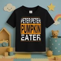 Peter Pumpkin Eater Halloween Funny Distressed Toddler T-Shirt thumb 3