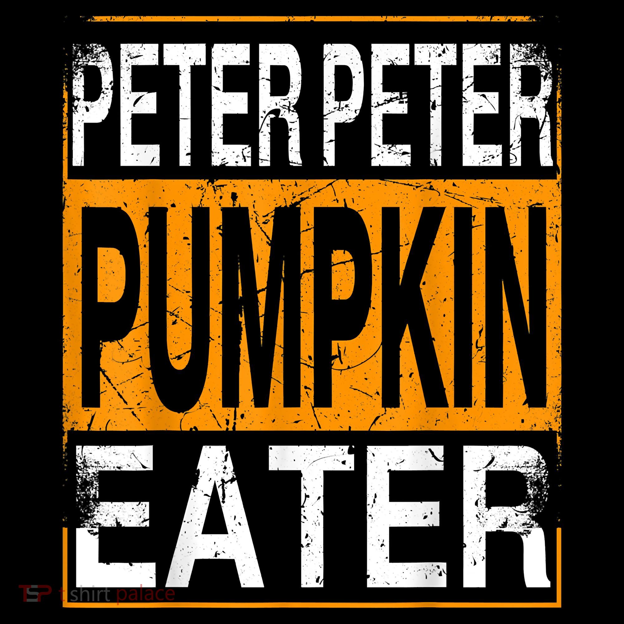 Peter Pumpkin Eater Halloween Funny Distressed Visor