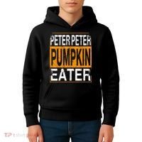 Peter Pumpkin Eater Halloween Funny Distressed Kids Hoodie thumb 4