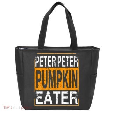 Peter Pumpkin Eater Halloween Funny Distressed Tote Bag