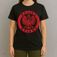 Polska Polish Eagle Vintage Distressed Poland Coat Of Arms T-Shirt thumb 4