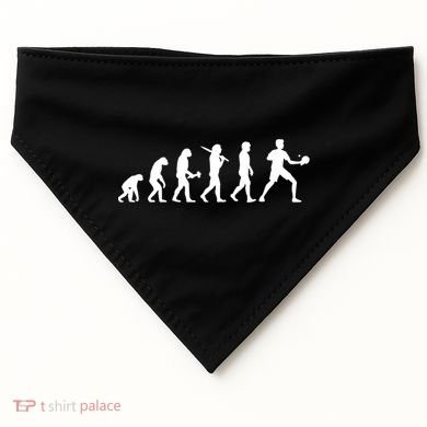 Ping Pong Evolution Table Tennis Meaningful Gift USA-Made Doggie Bandana