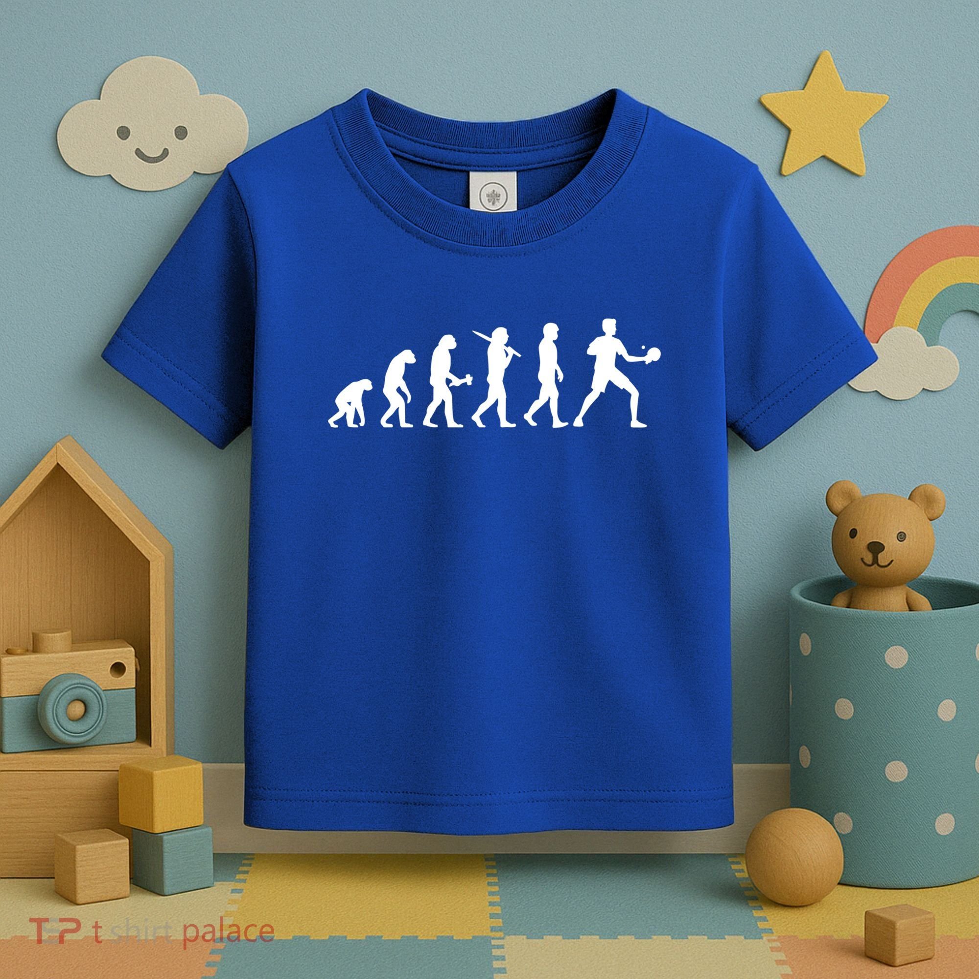 Ping Pong Evolution Table Tennis Meaningful Gift Toddler T-Shirt