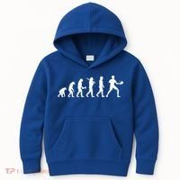 Ping Pong Evolution Table Tennis Meaningful Gift Kids Hoodie thumb 0