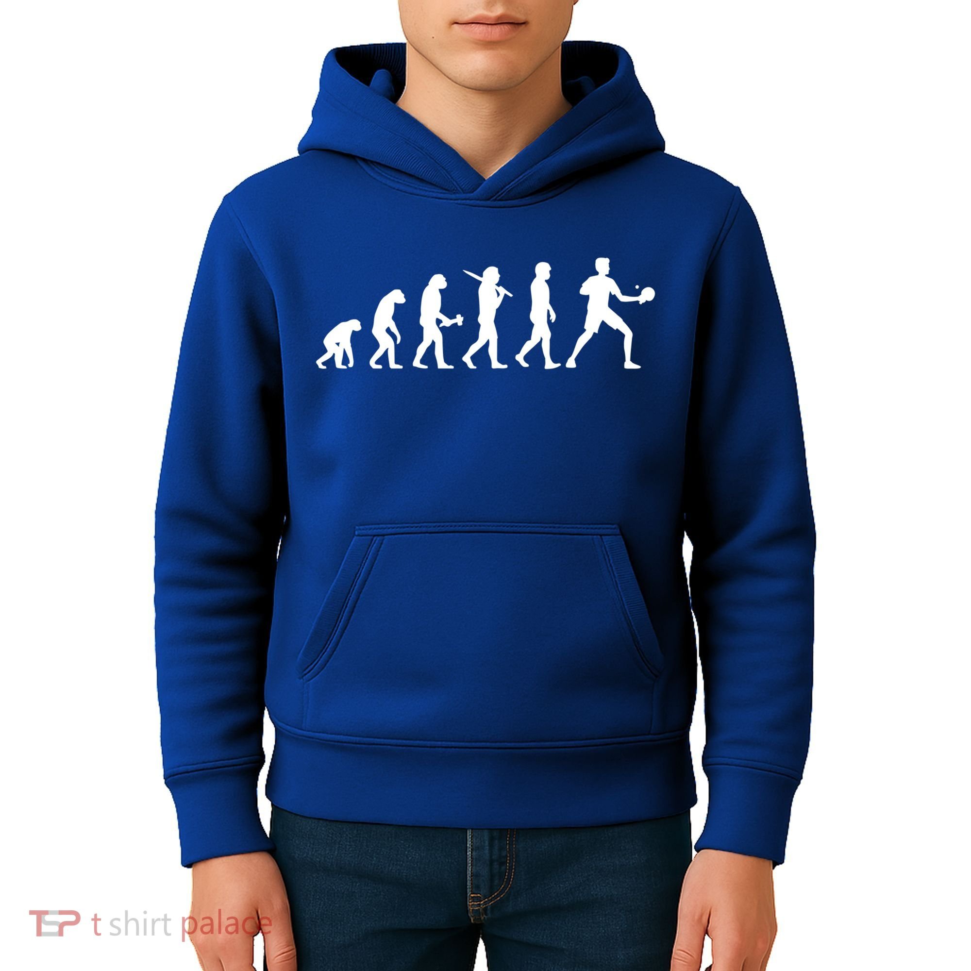 Ping Pong Evolution Table Tennis Meaningful Gift Kids Hoodie