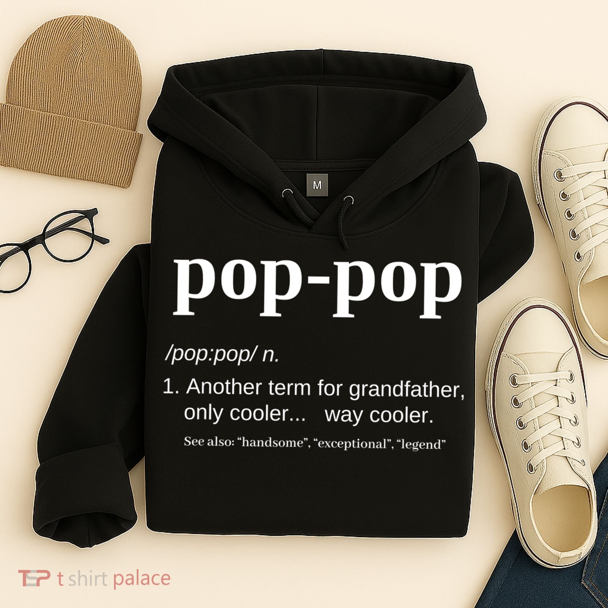 Pop Pop Funny Gift Grandpa Fathers Day Great Gift Popgiftpop Tee Hoodie