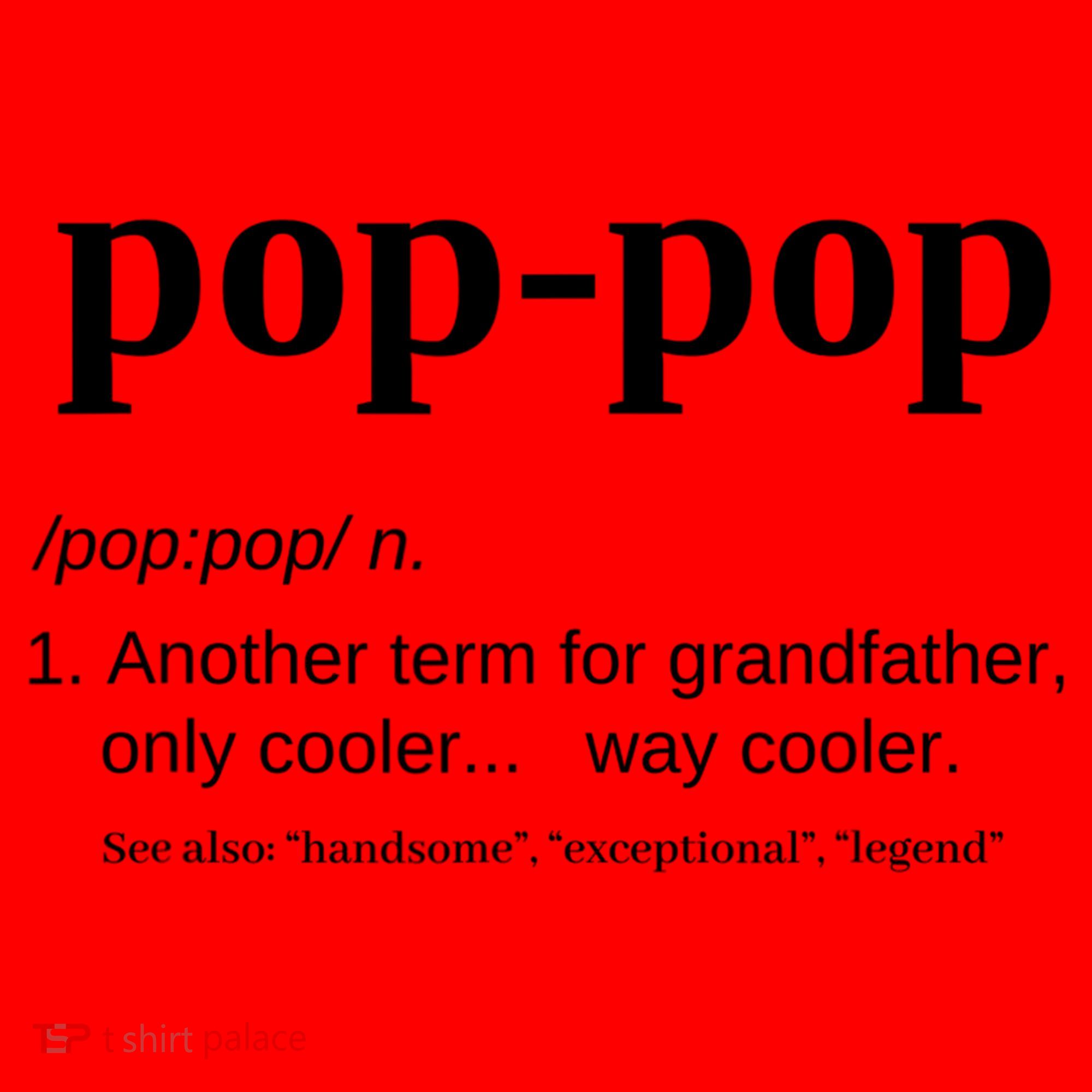 Pop Pop Funny Gift Grandpa Fathers Day Great Gift Popgiftpop Tee Santa Hat