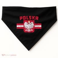 Polska Poland Flag Polish White Eagle USA-Made Doggie Bandana thumb 0