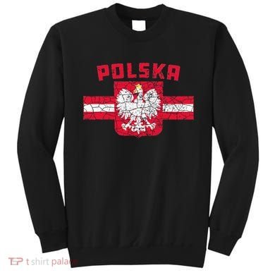 Polska Poland Flag Polish White Eagle Sweatshirt