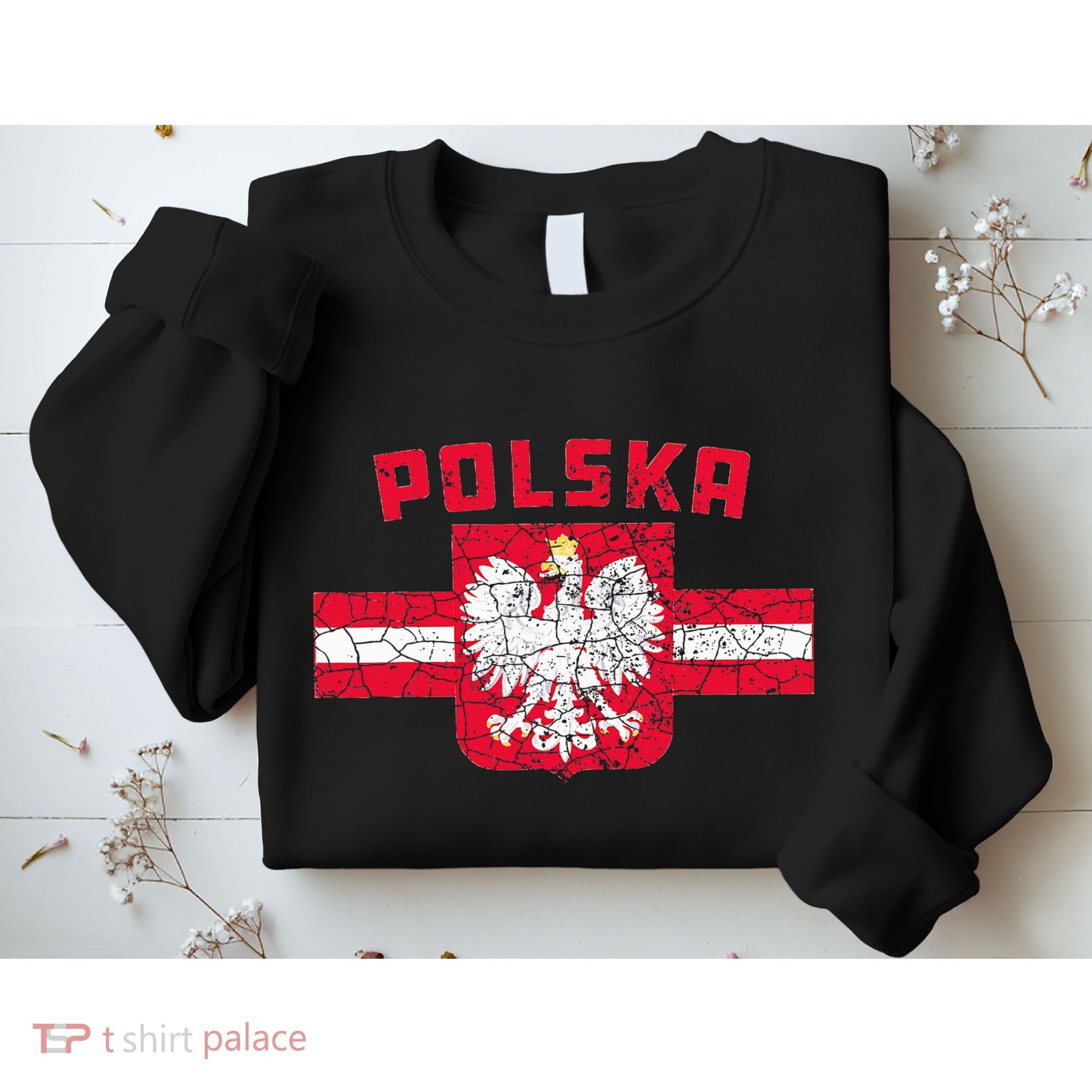 Polska Poland Flag Polish White Eagle Sweatshirt